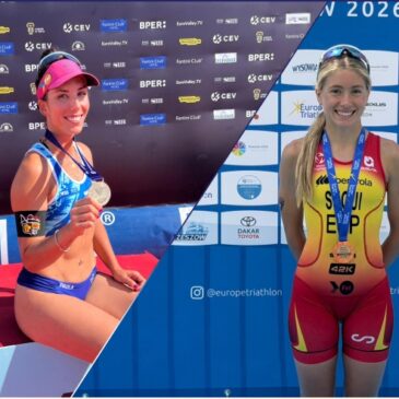 Paula Soria y Alejandra Seguí con sus dos medallas internacionales