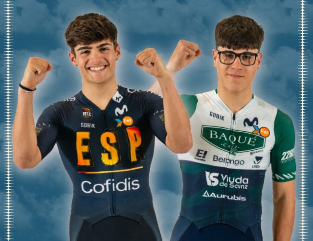 Asier Fortea y Vicent Andrés afrontan el Europeo junior 2026 de ciclismo en pista