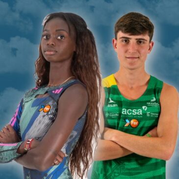 Fátima Diame y Dani Monfort
