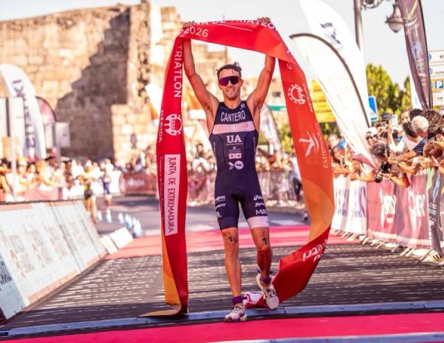 David Cantero, campeón de España de triatlón