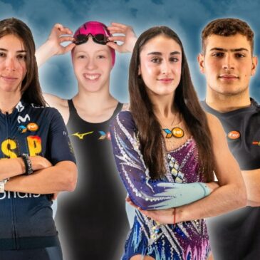 Sandra Alonso, Pauñla González, Alba Bautista, Daniela Picó y Samuel García