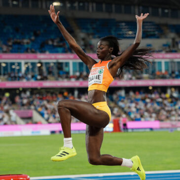La atleta del Proyecto FER Fátima Diame